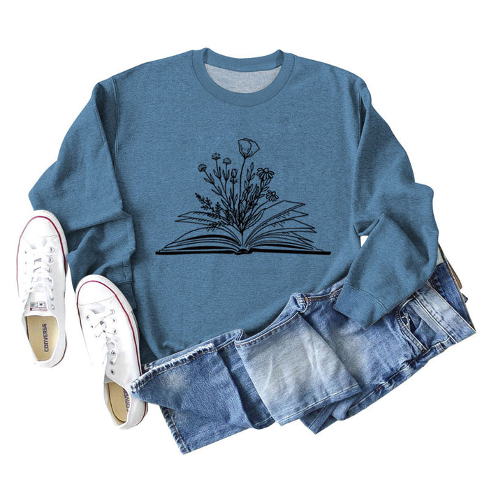 Blue sweater (black color picture) / S
