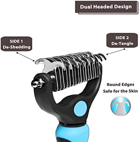 Professional Dog and Cat Brush for Shedding Ideal Deshedding Tool Dog Combs Pet Clever