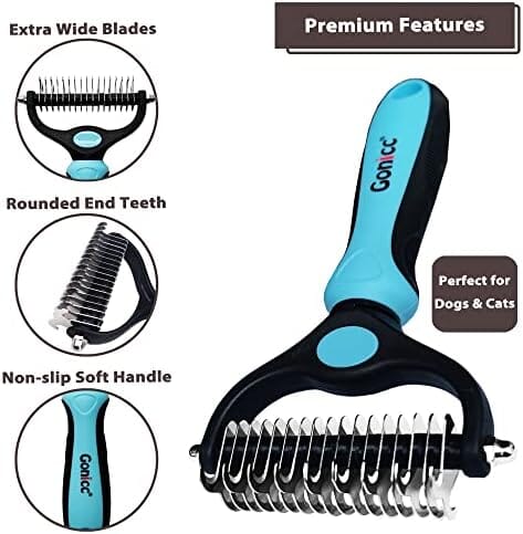 Professional Dog and Cat Brush for Shedding Ideal Deshedding Tool Dog Combs Pet Clever