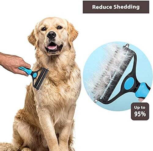 Professional Dog and Cat Brush for Shedding Ideal Deshedding Tool Dog Combs Pet Clever