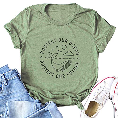 Protect Our Ocean Protect Our Future T-Shirt Whale Shirt