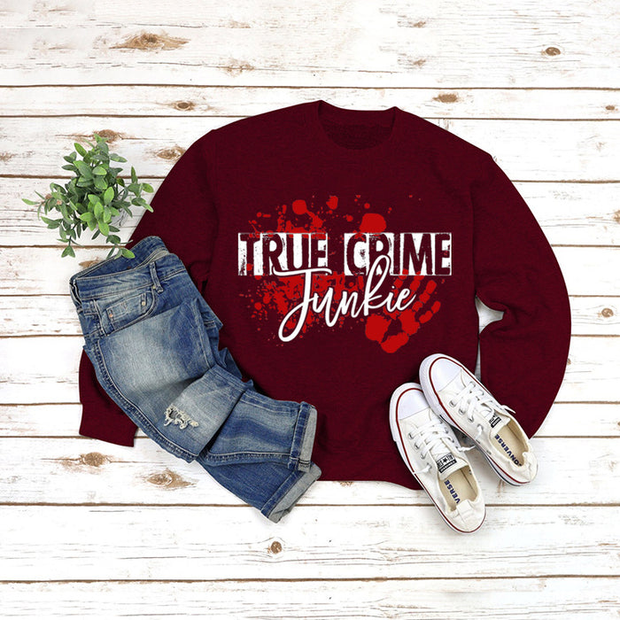 Wine red sweater (white color picture) / S