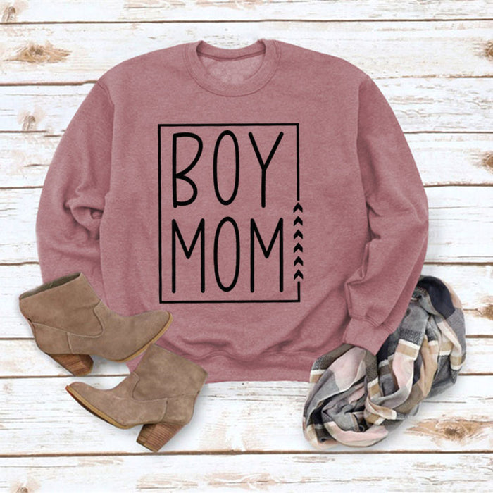 Rose gold sweater (black font) / S