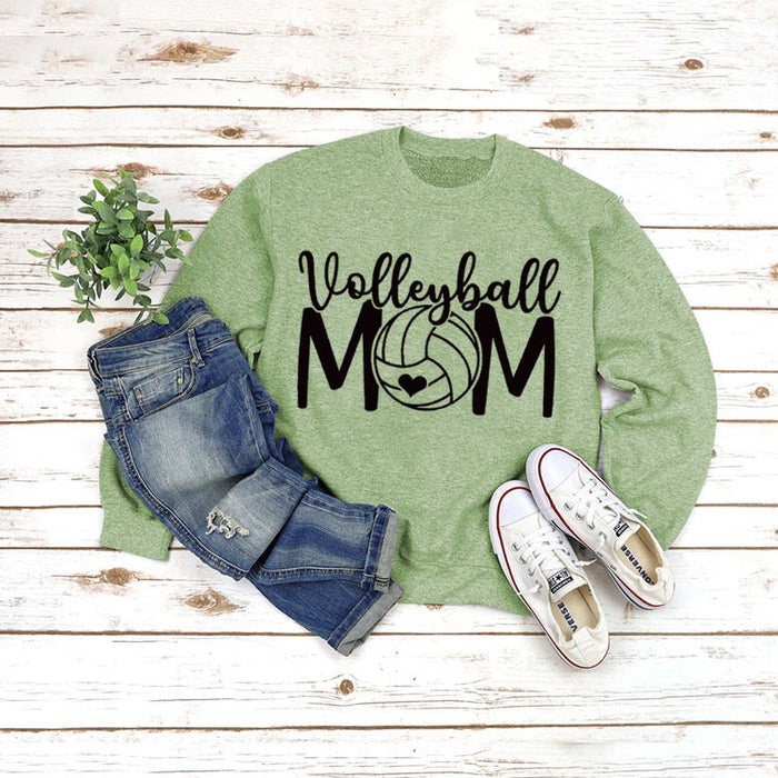 Olive sweater (black font) / S