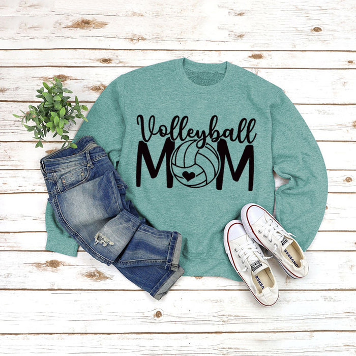 Light green sweater (black font) / S