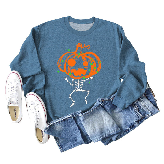 Blue sweater (white color picture) / S