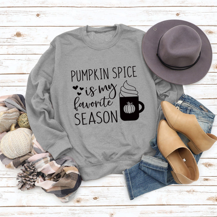 Gray sweater (black font) / S