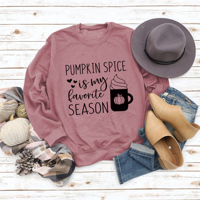 Rose gold sweater (black font) / S