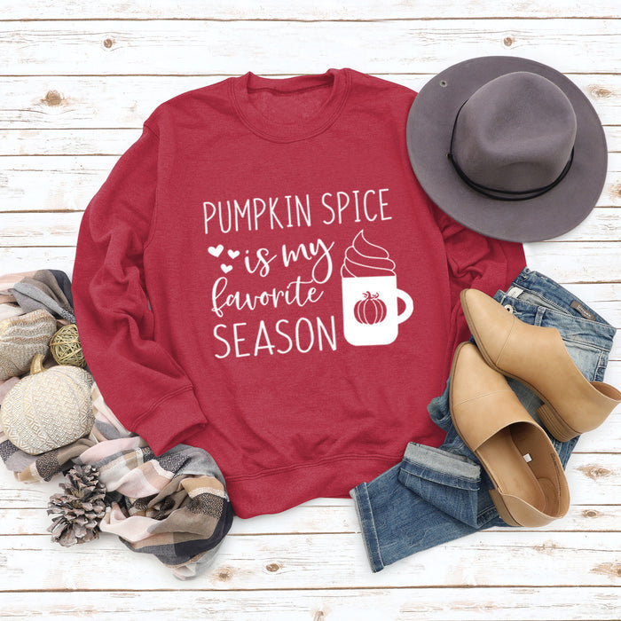 Red sweater (white font) / S