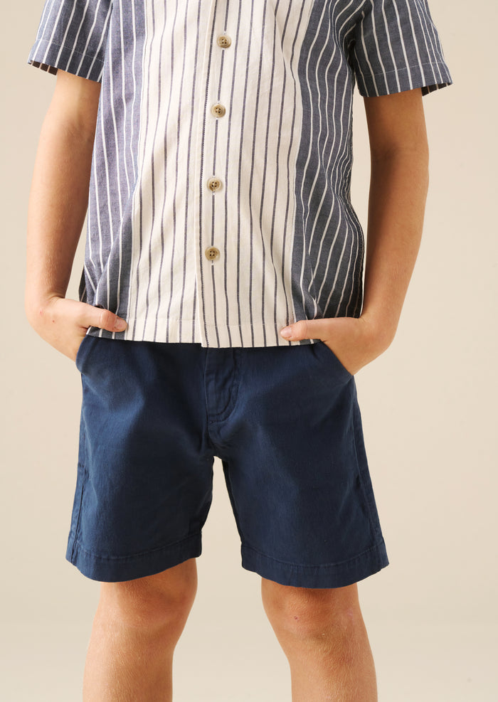 Quinn Navy Chino Short