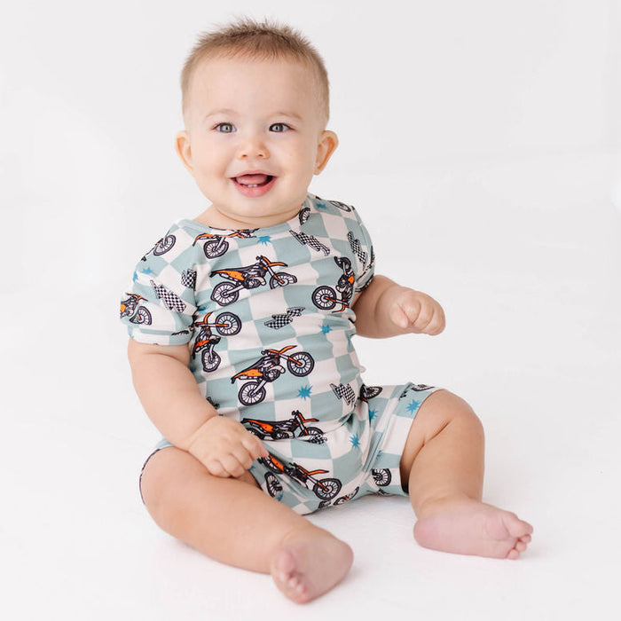 Race Day Shorty Romper Luxe Edition | Cotton Bamboo Blend