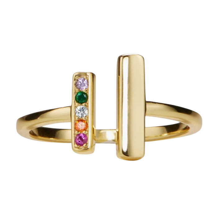 Rainbow Wire Ring