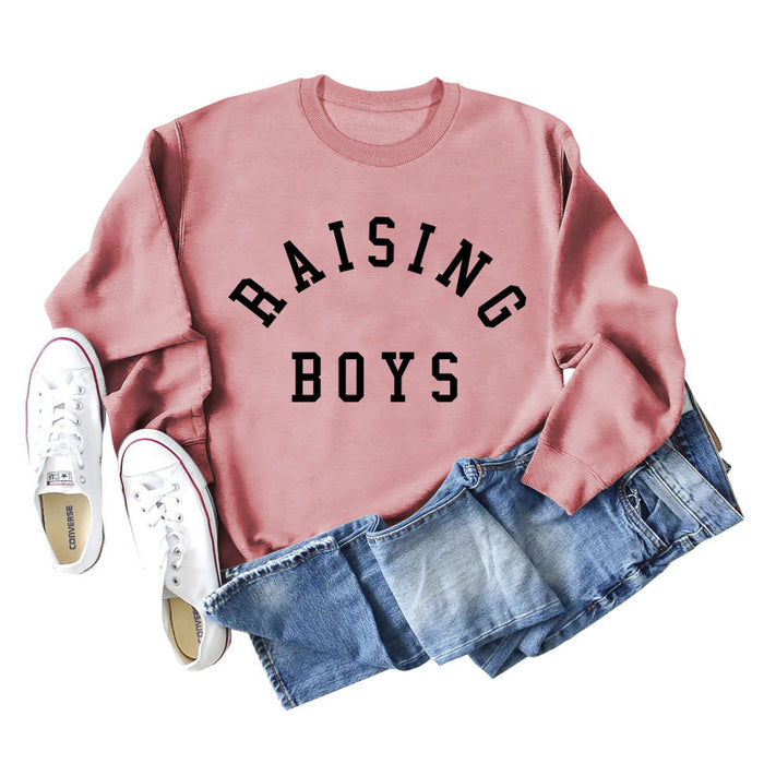 Rose gold sweater (black font) / S
