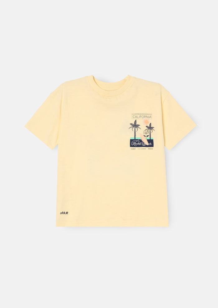 Remi Palm Scene Back Graphic T Shirt