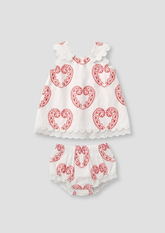 Renae Bandana Heart Print Tunic