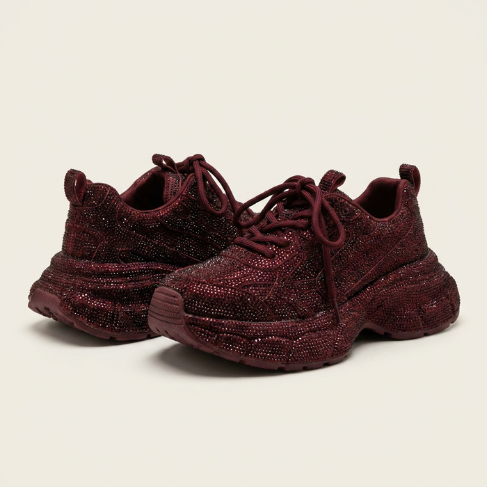 Rhinestone Platform Dad Shoes Canada | Parcel Theory