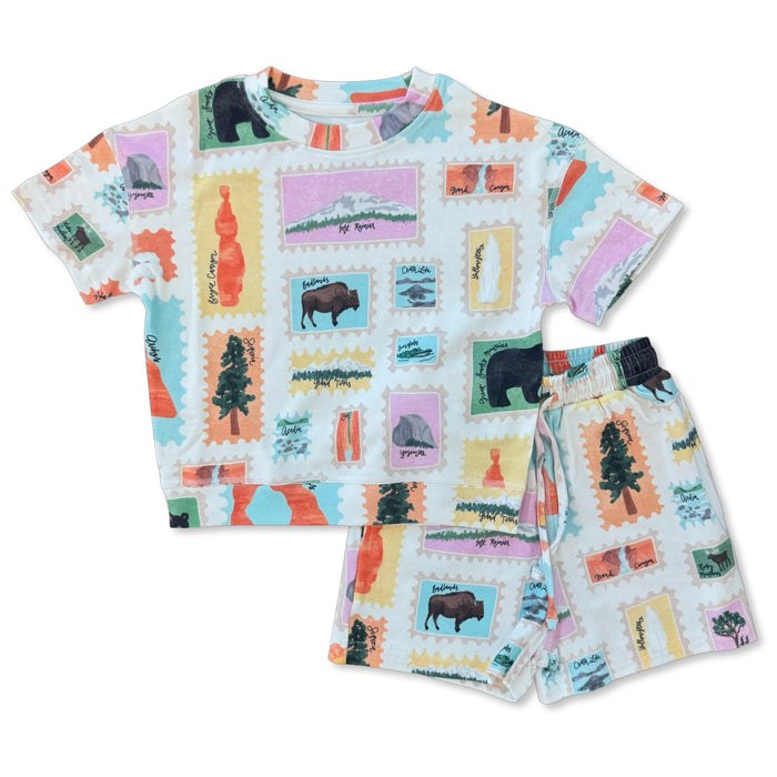 Road Trip CALM CLOUD Short Kid's Set