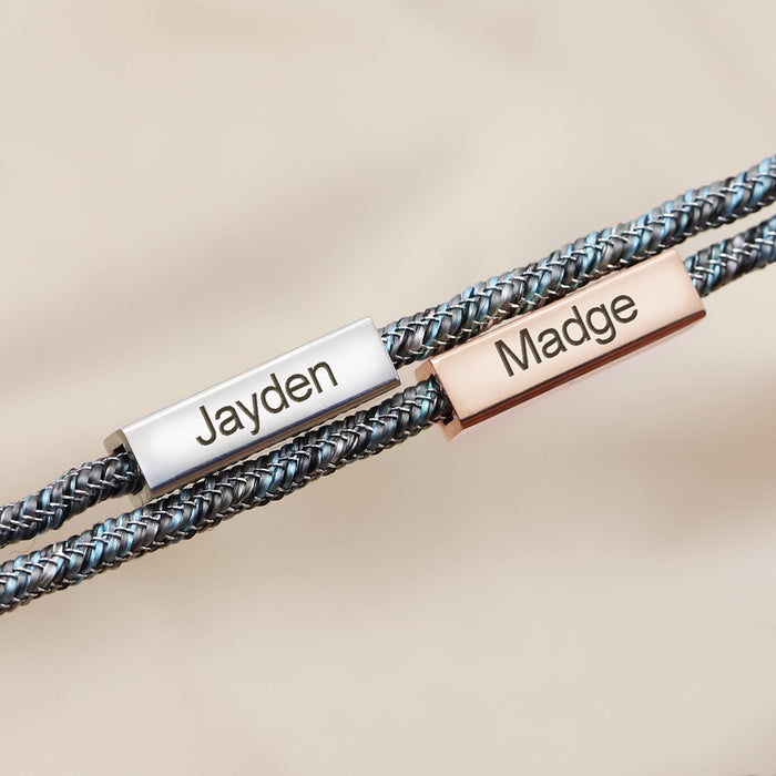 Rope Braided Couple Magnetic Bracelet, Adjustable Women Couple Bracelet, Love Bracelet For Men Women