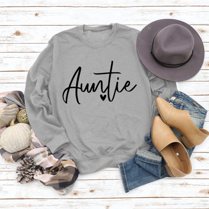 Grey sweater (black font) / S