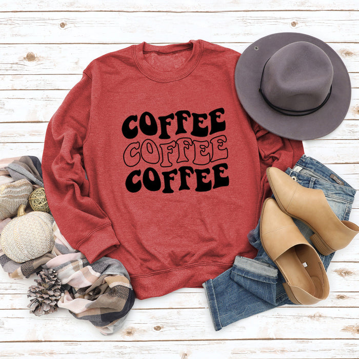 Red sweater (black font) / S