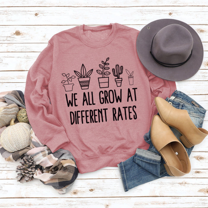 Rose gold sweater (black font) / S