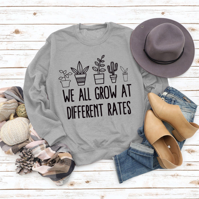 Gray sweater (black font) / S