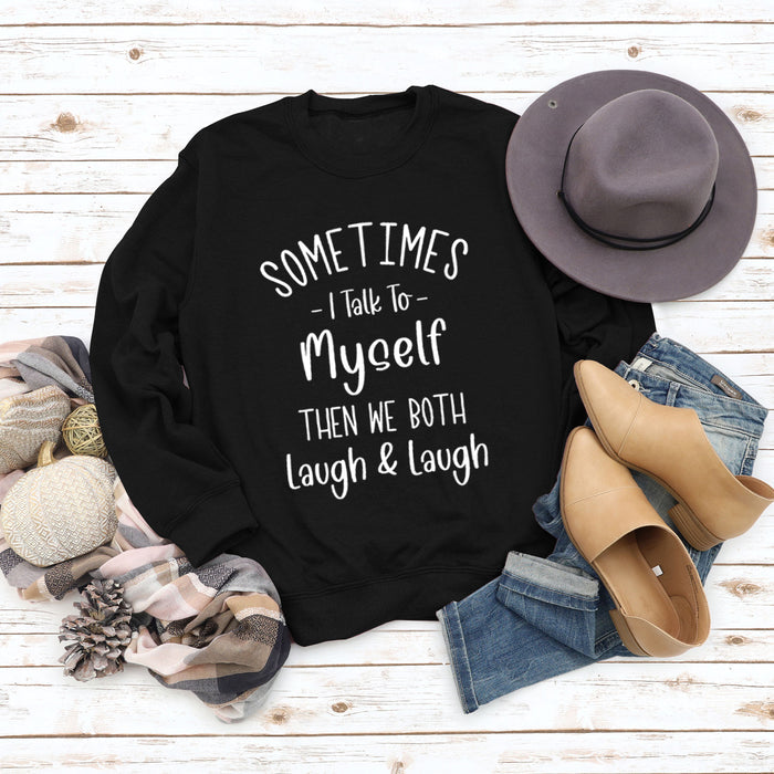 Round Neck Letter Patchwork Tops Long Sleeve SOME TIMES Print Loose Sweatshirt