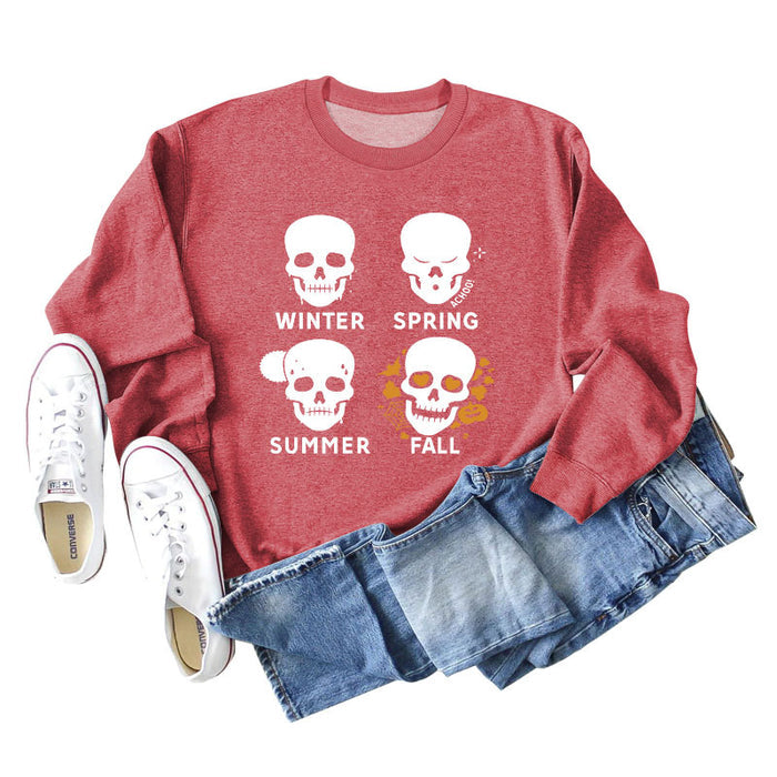 Red sweater (white color picture) / S