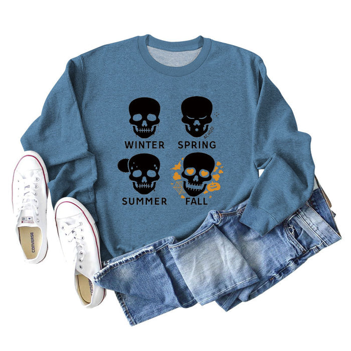 Blue sweater (black color picture) / S