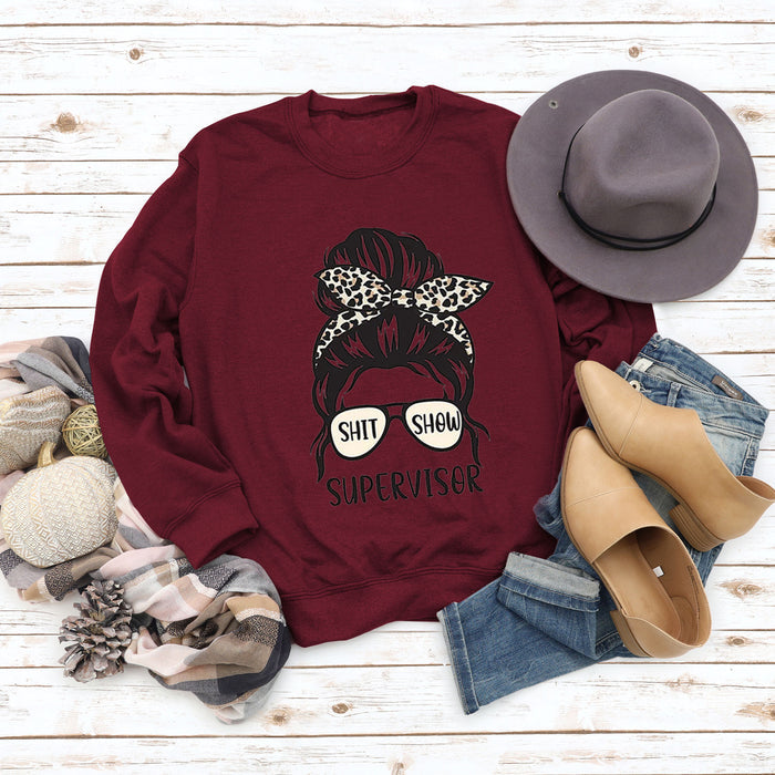 Wine red sweater (color picture) / S