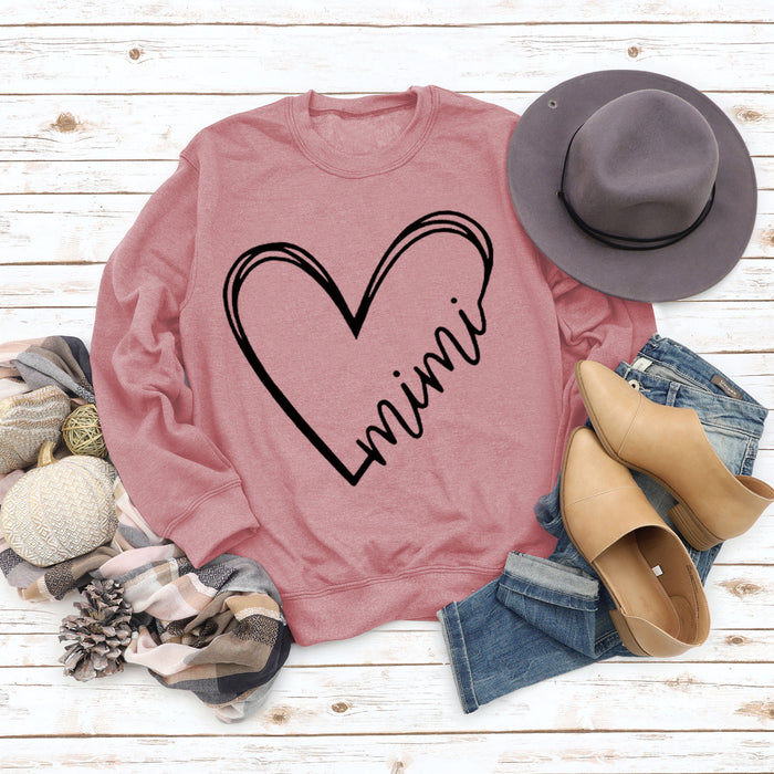 Rose gold sweater (black font) / S