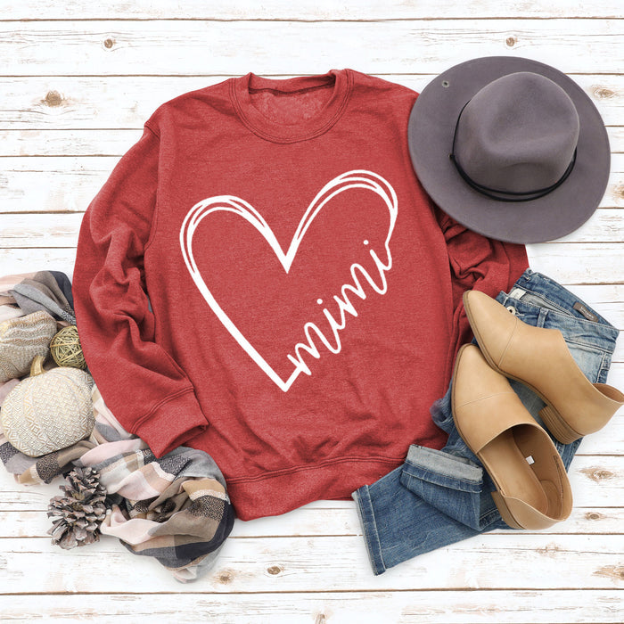 Red sweater (white font) / S