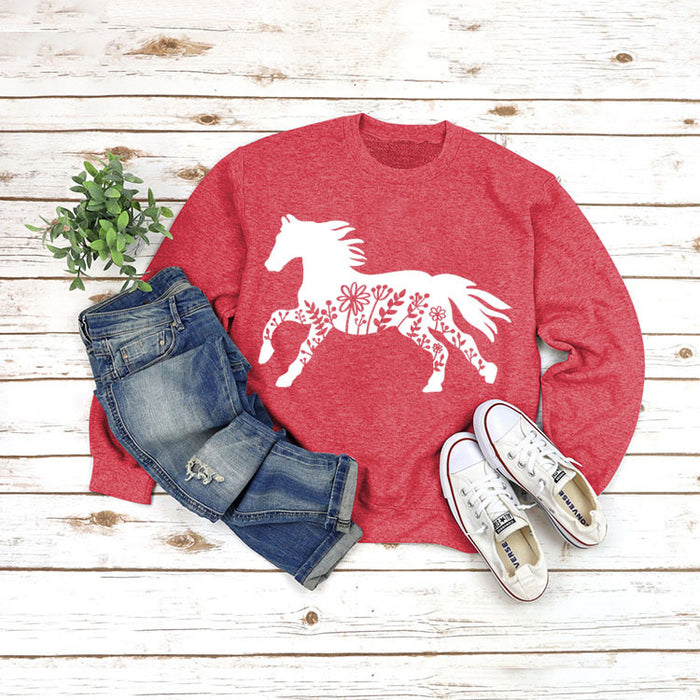 Red sweater (white font) / S