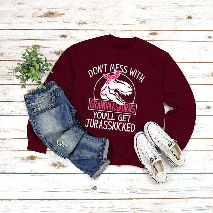 Wine red sweater (white color picture) / S