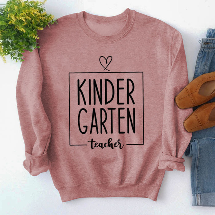 Rose gold sweater (black font) / S