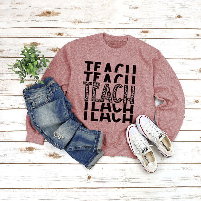 Rose gold sweater (black word color picture) / S