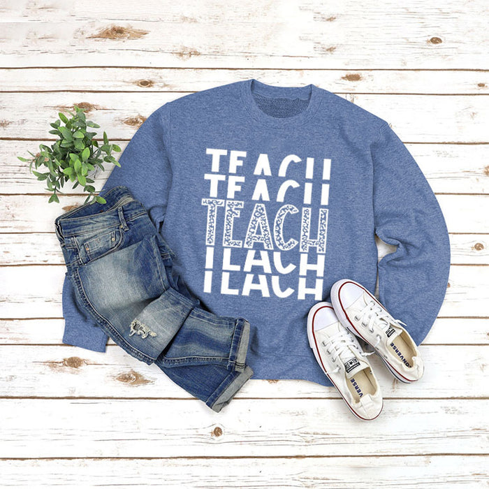 Blue sweater (white color picture) / S