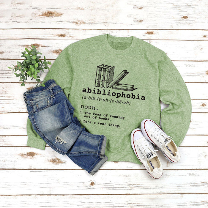 Olive green sweater (black word color picture) / S