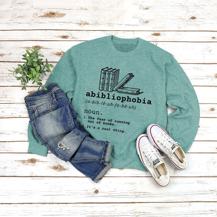Light green sweater (black word color picture) / S