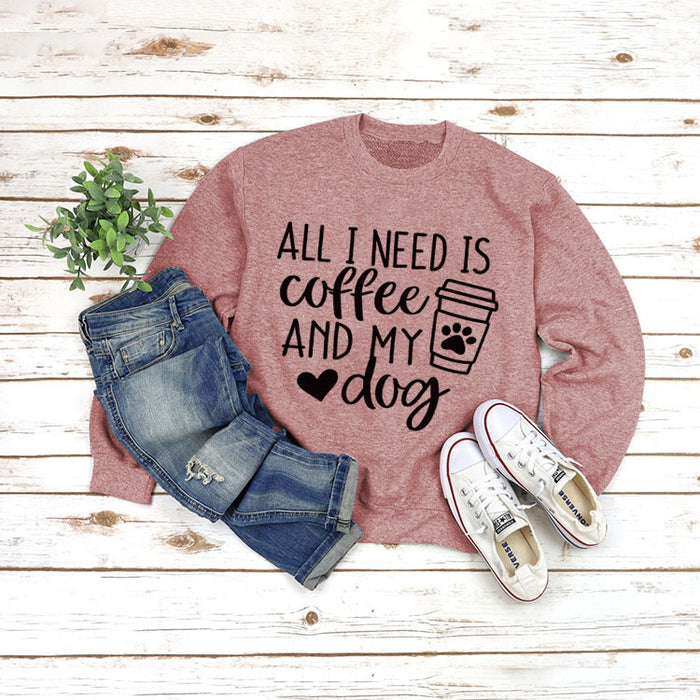 Rose gold sweater (black font) / S