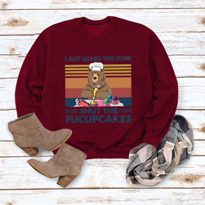 Wine red sweater (color picture) / S