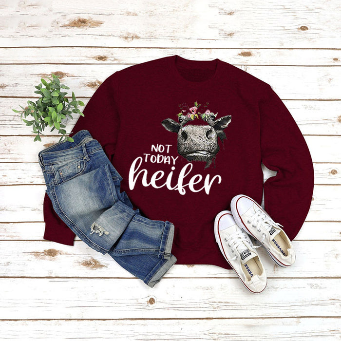 Wine red sweater (white color picture) / S