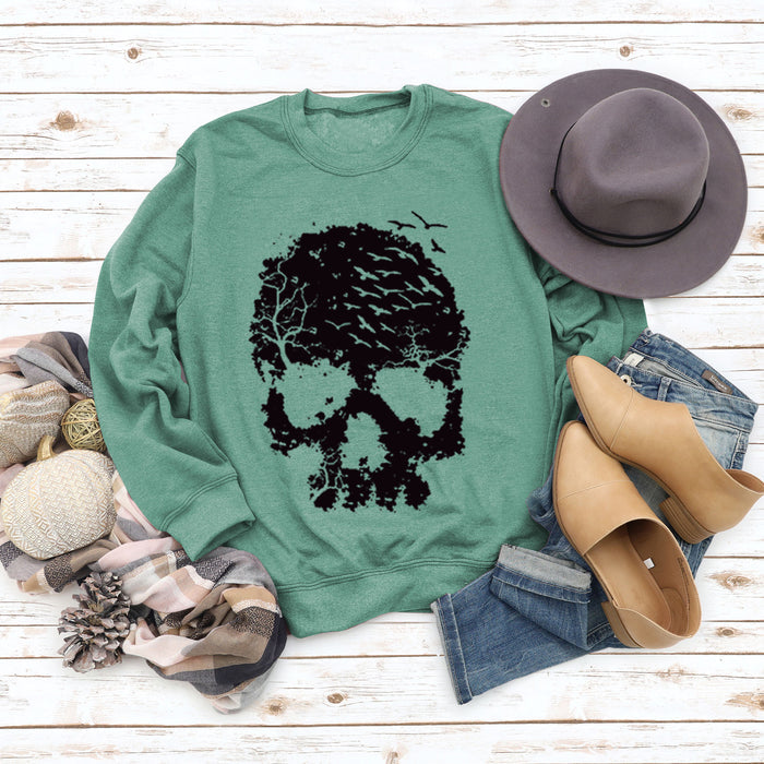 Light green sweater (black word color picture) / S