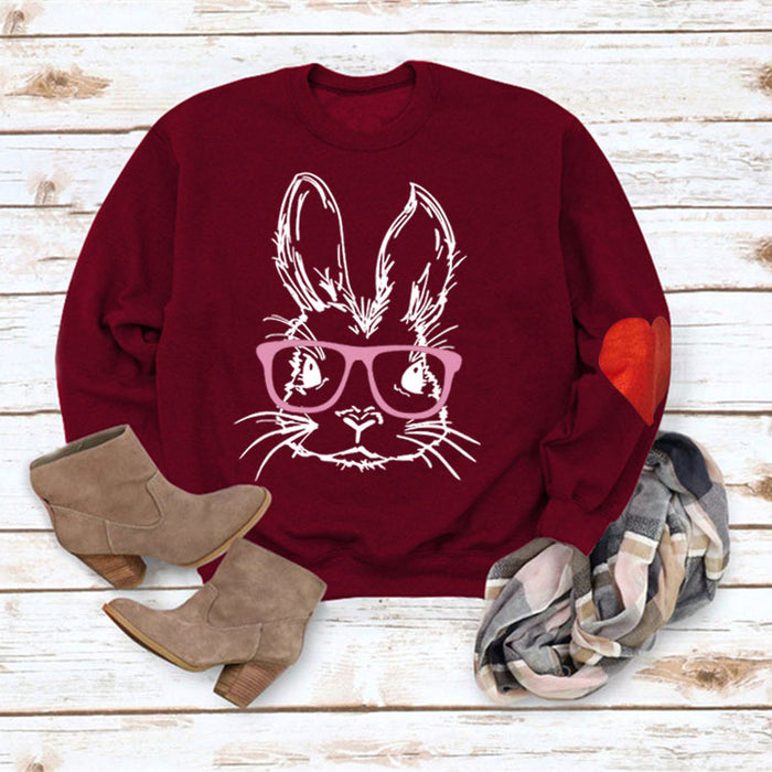 Wine red sweater (white color picture) (love sweater) / S
