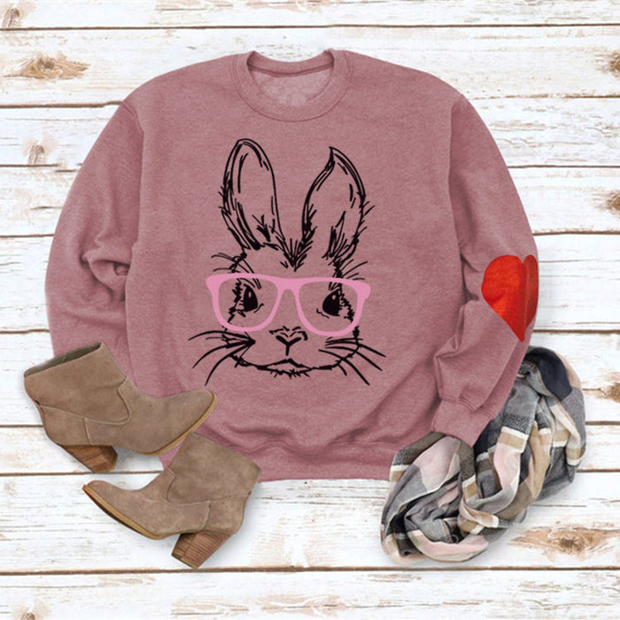Rose gold sweater (black word color picture) (love sweater) / S