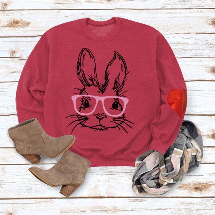 Red sweater (black word color picture) (love sweater) / S