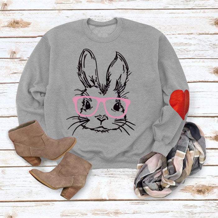 Grey sweater (black word color picture) (love sweater) / S