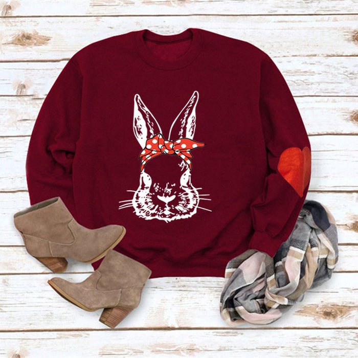 Wine red sweater (white color picture) / S