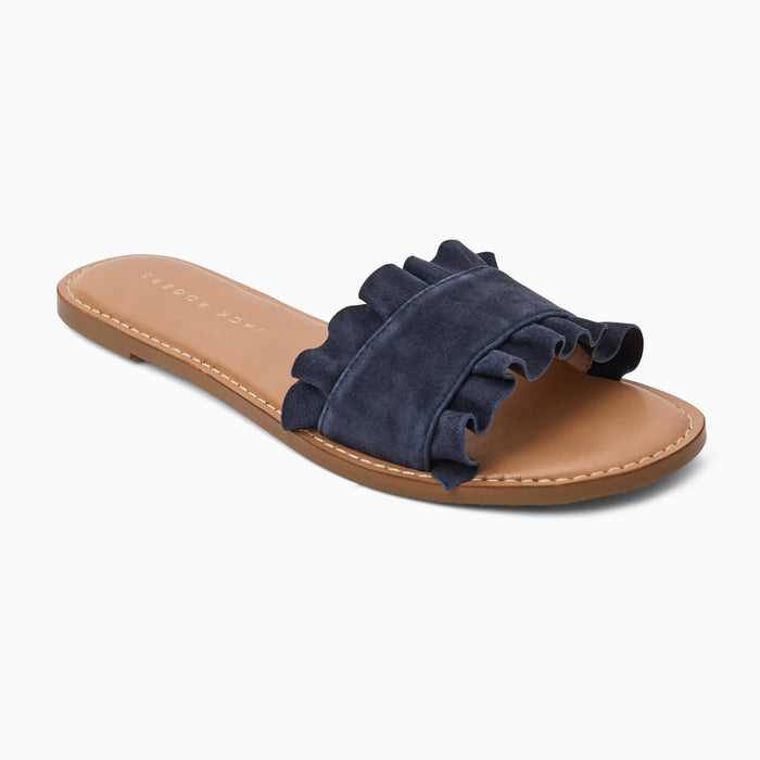 Rozette Ruffle Slide