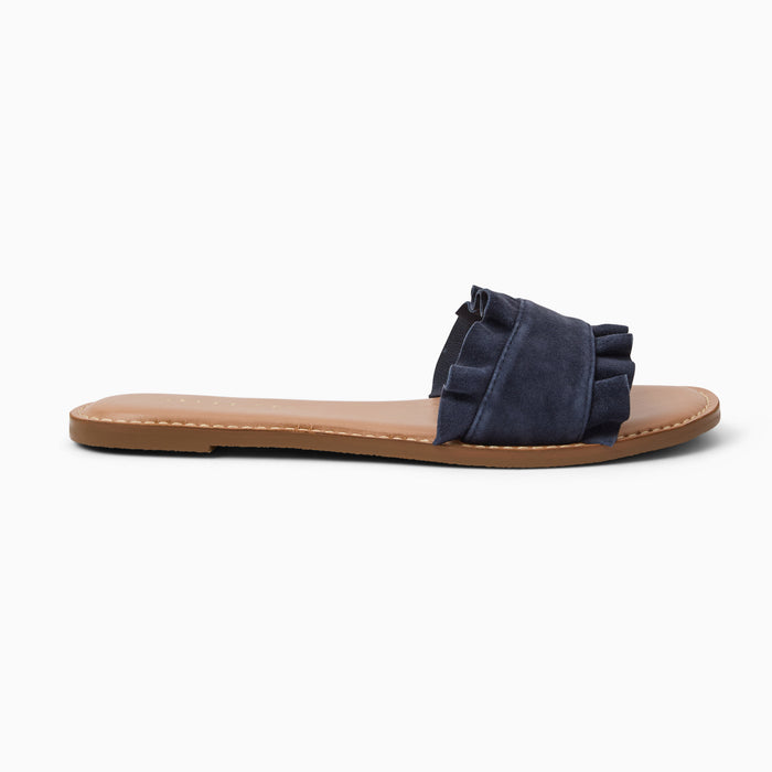 Rozette Ruffle Slide
